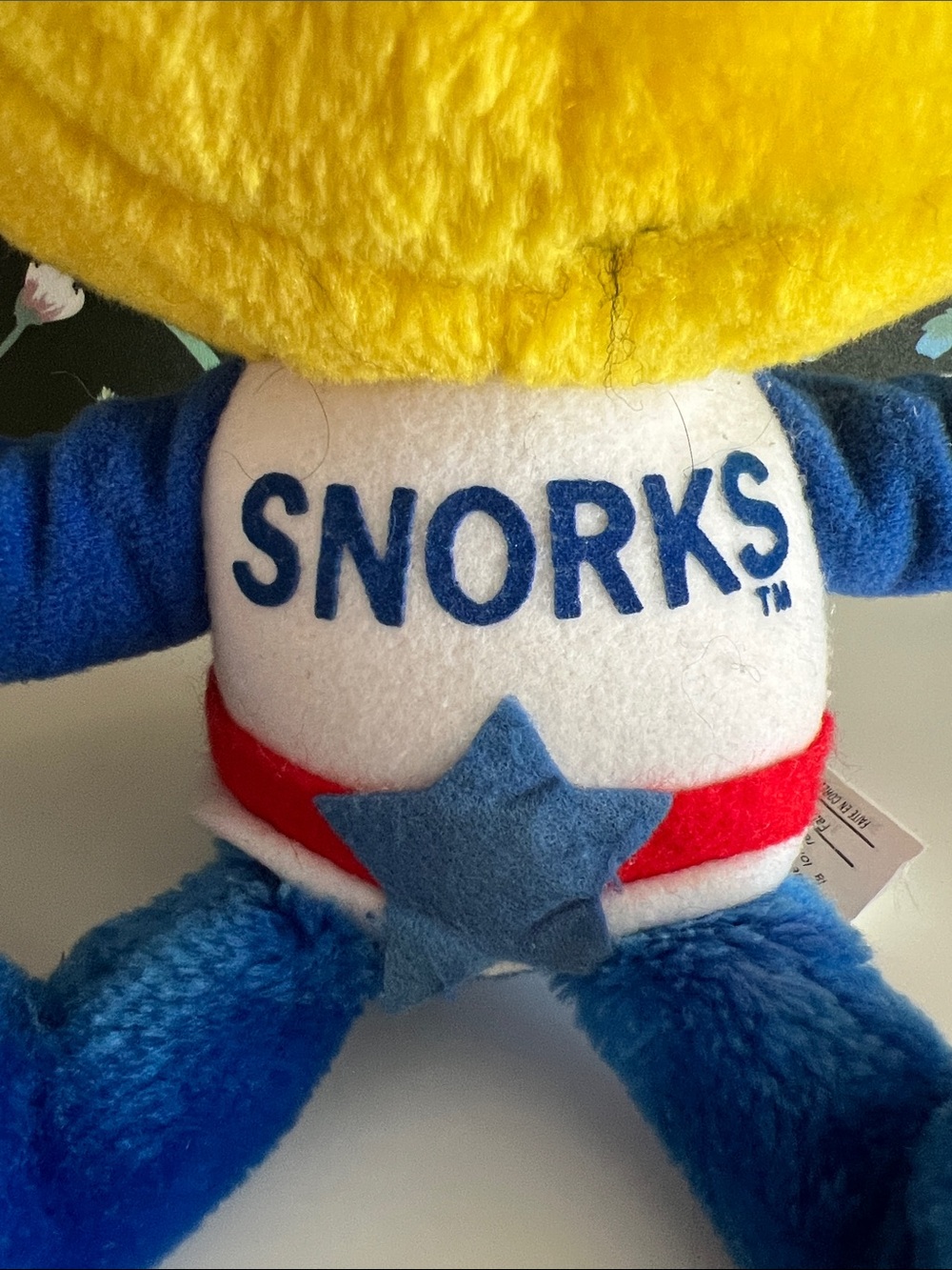 Vintage Snorks plushie: Allstar Seaworthy Snorkels stuffed animal 80’s Applause - Picture 4 of 13